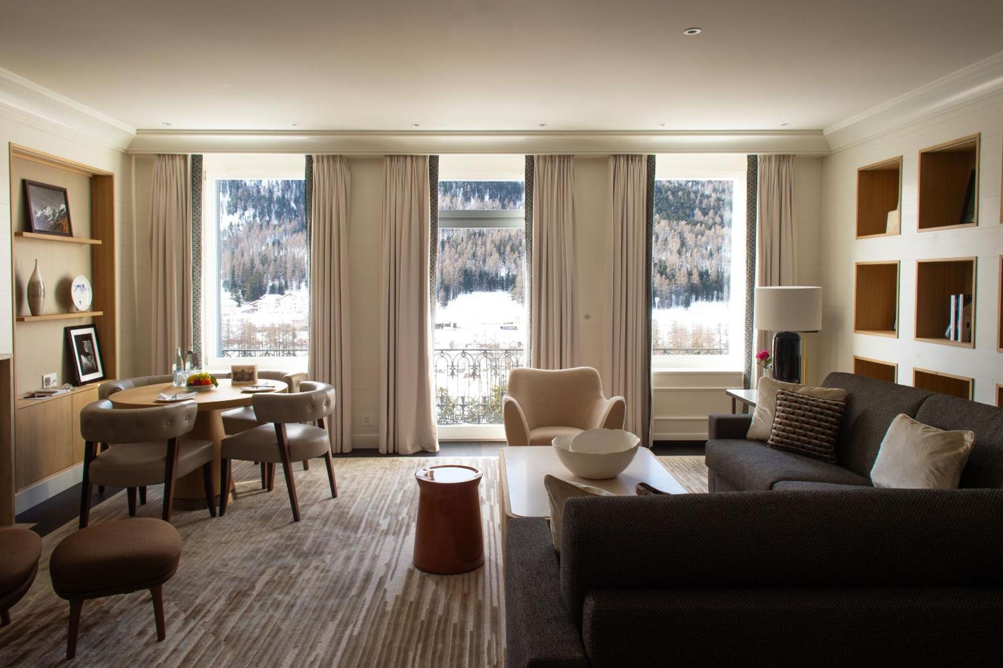 Grand Hotel Kronenhof Понтрезина Экстерьер фото