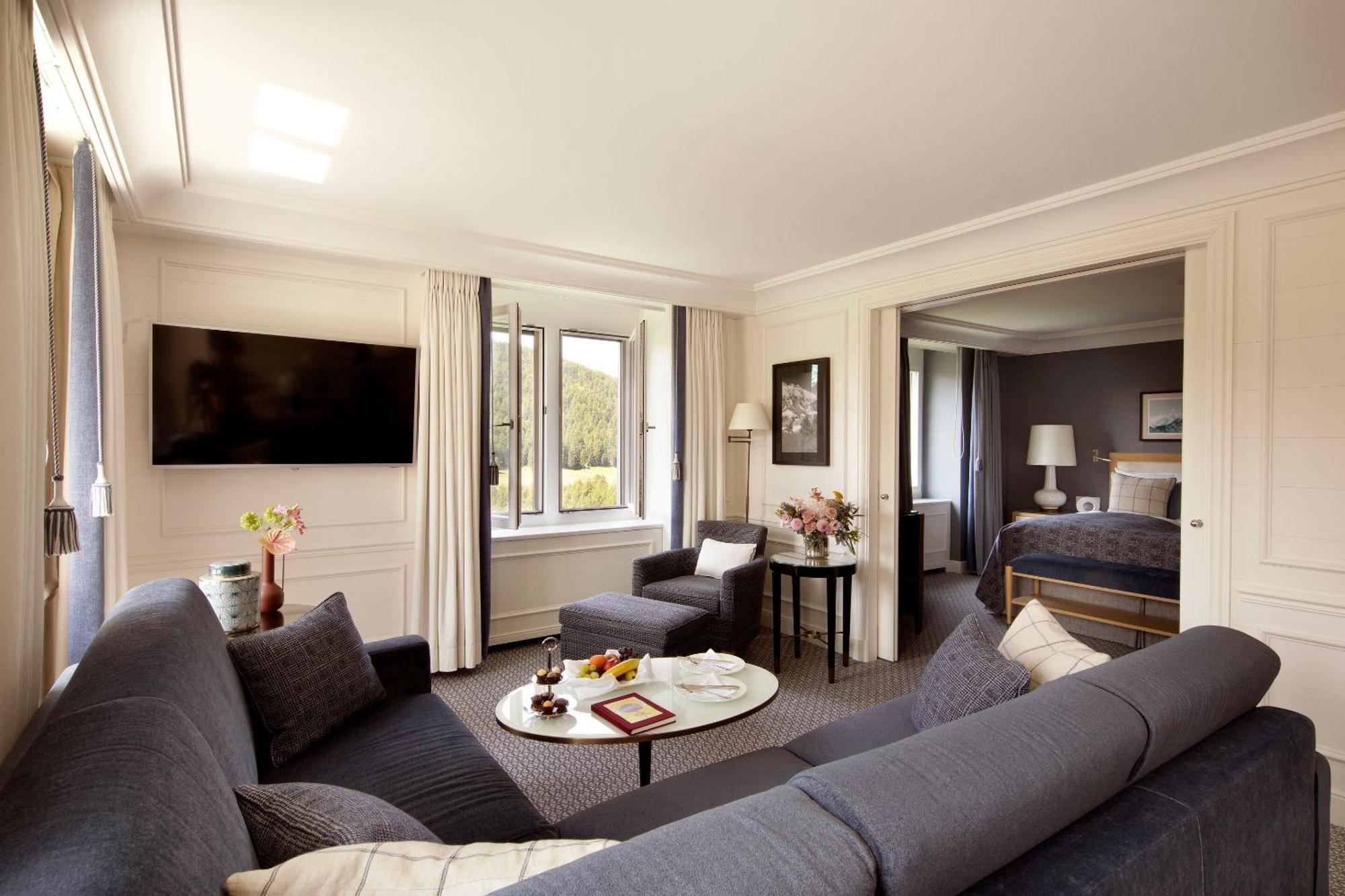 Grand Hotel Kronenhof Понтрезина Экстерьер фото