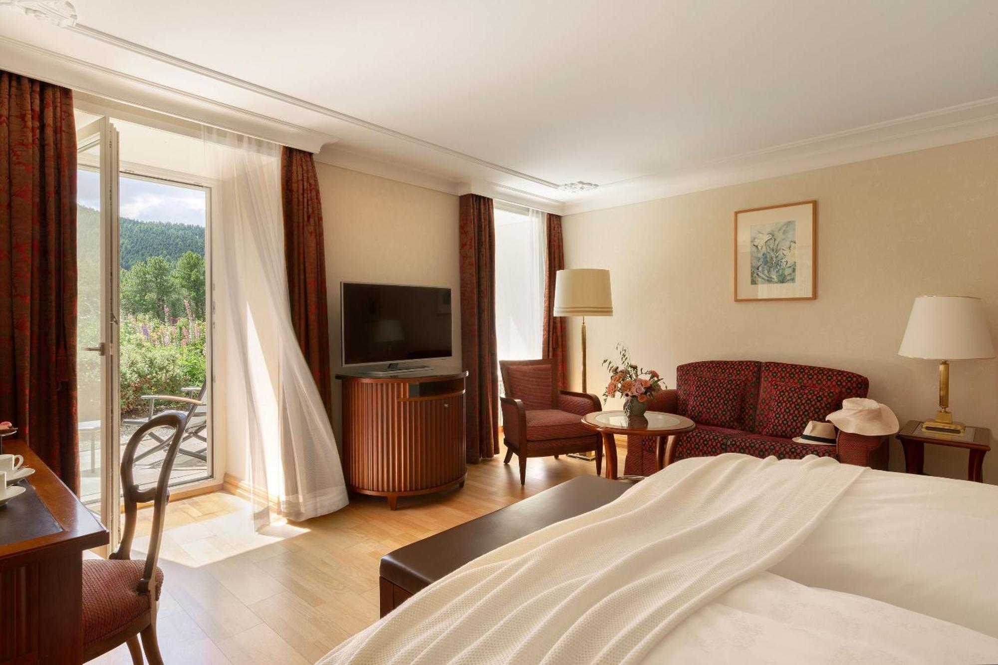 Grand Hotel Kronenhof Понтрезина Экстерьер фото