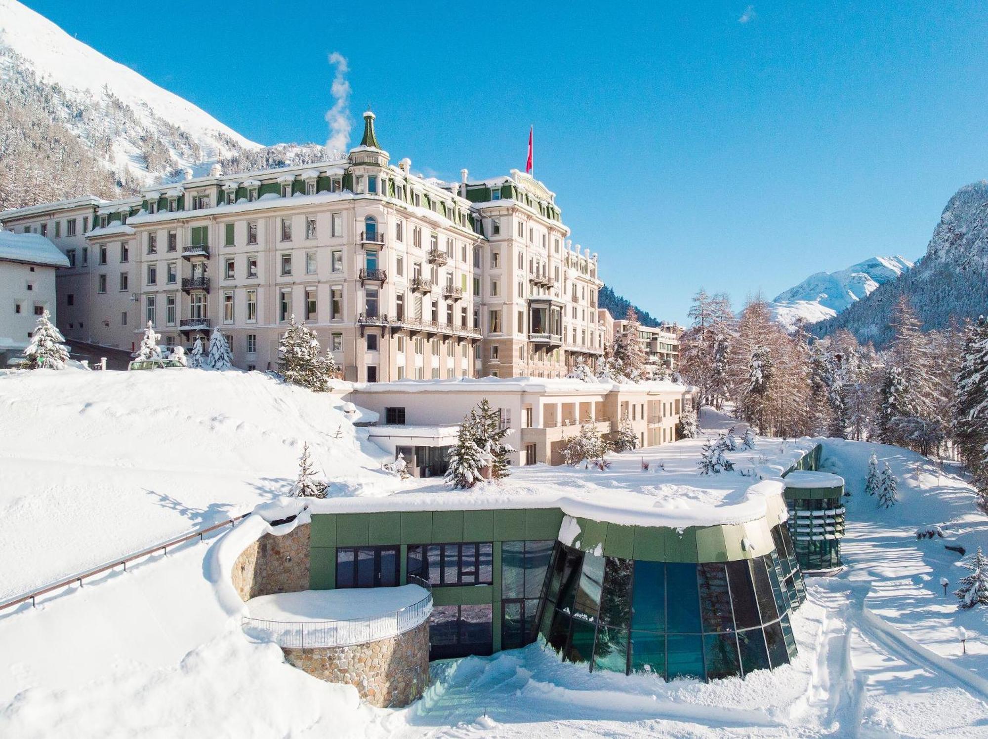 Grand Hotel Kronenhof Понтрезина Экстерьер фото