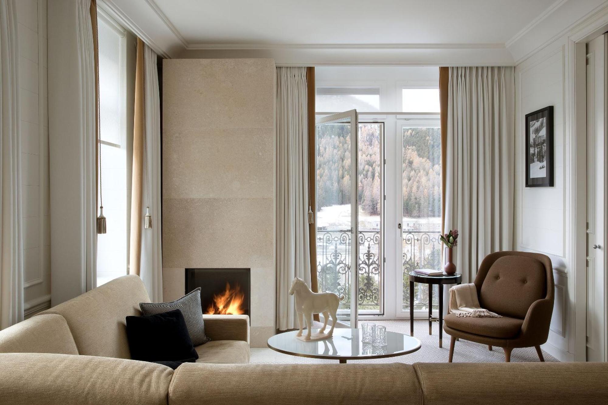 Grand Hotel Kronenhof Понтрезина Экстерьер фото